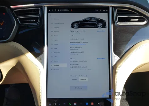 2015 Tesla Model S 60/70/85 from USA, damaged, VIN 5YJSA1S19FFP78390